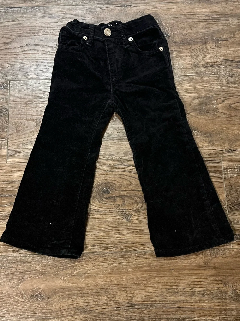 GAP Black Kids Elastic Waist Corduroy Pants